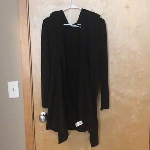 Athleta long black cardigan